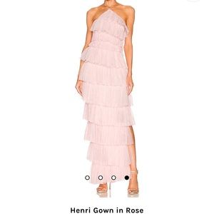 NWT unworn the bar Henri gown in blush size 10